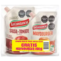 La Constancia Salsa Tomate + Mayoburger