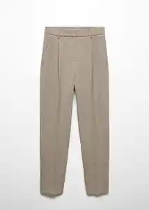 Pantalón Barry Marrón Talla 40 Mujer Mango