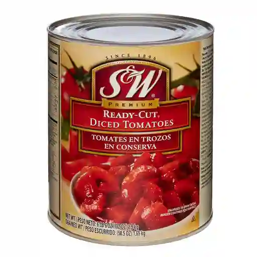 S&W Tomate en Trozos Premium