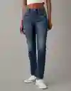 Jean 90S Skinny Mujer Azul Talla 12 REGULAR American Eagle