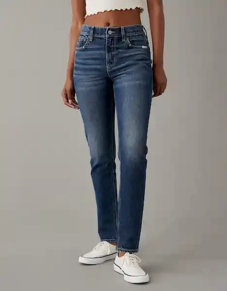 Jean 90S Skinny Mujer Azul Talla 12 REGULAR American Eagle