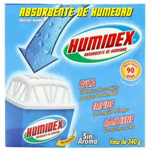 Humidex Absorbente de Humedad Tarro Con Canastilla 340 g
