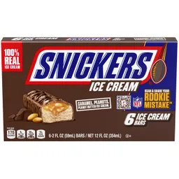 Snickers Helado Barra 6 Pack