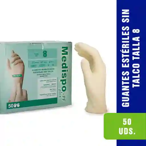 Guante Estéril Protex Sin Talco Talla 8.5