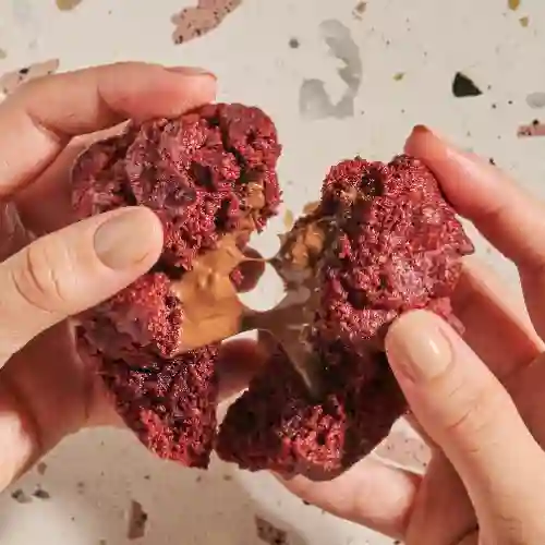 Galleta Red Velvet con Nutella