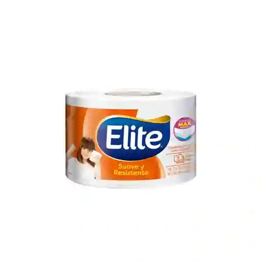 Elite Papel Higiénico Max Suave y Resistente Triple Hoja 28 m