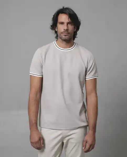 Camiseta Hombre Beige Talla XL 109G018_BEI151306 Rifle