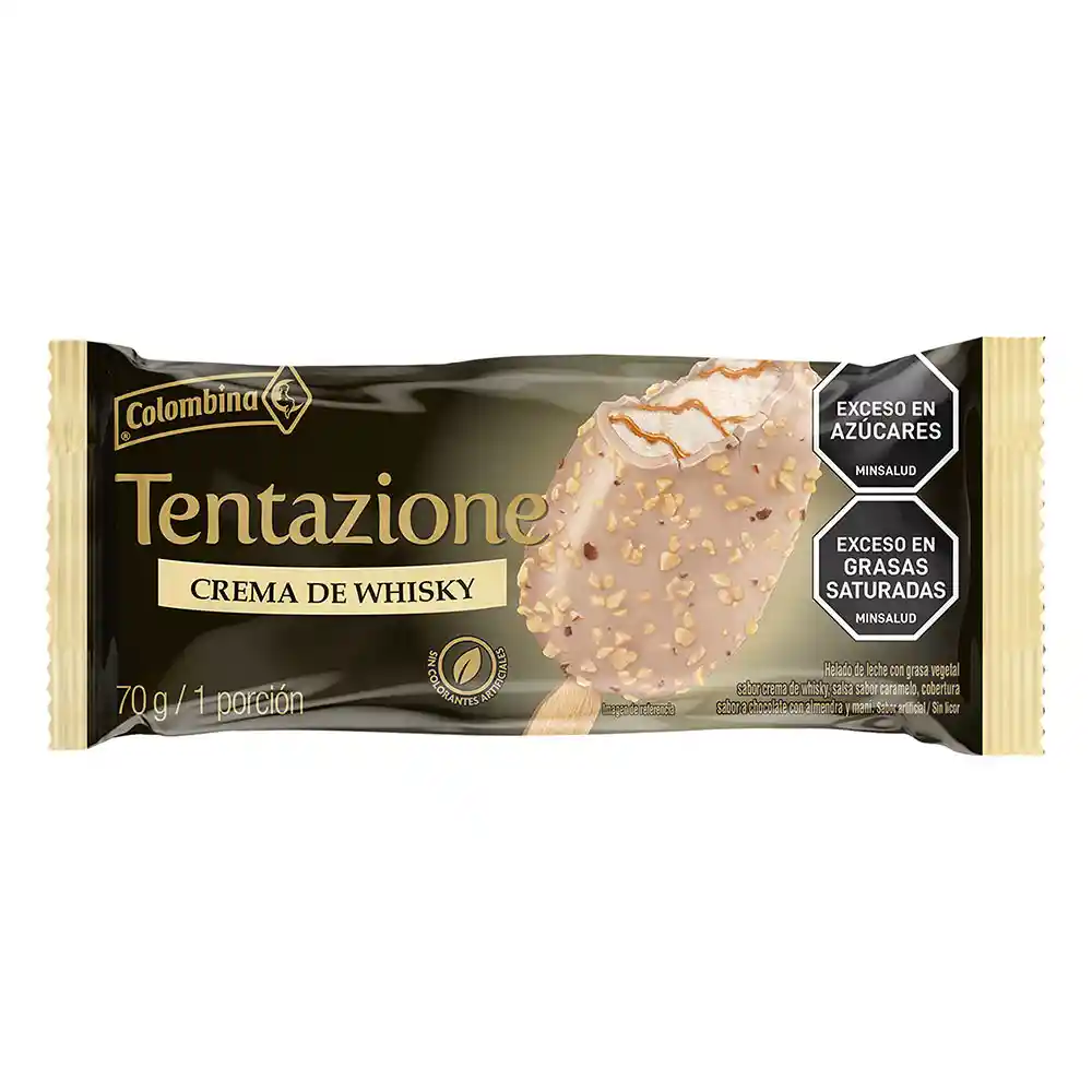 Tentazione Paleta de Helado Sabor a Crema de Whisky