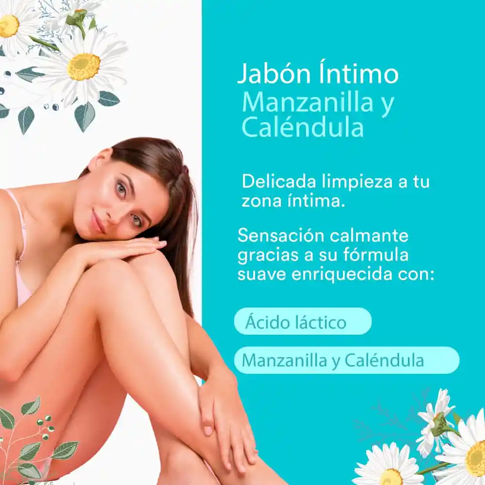 Jabon Intimo Bacterion Manzana Calendula