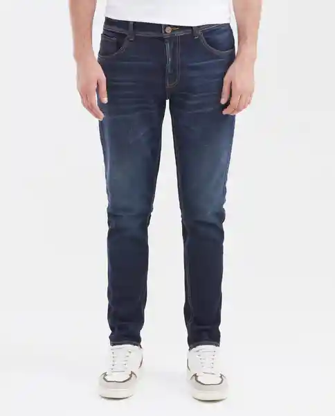 Jean Súper Slim- Rider Azul Clásico Oscuro Talla 32/32 Chevignon