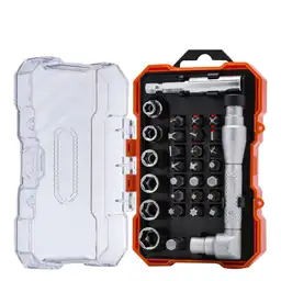 Set Destorinillador 30 Piezas Puntas Magneticas Ferrenovo Fn-23062
