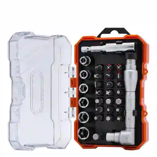 Set Destorinillador 30 Piezas Puntas Magneticas Ferrenovo Fn-23062