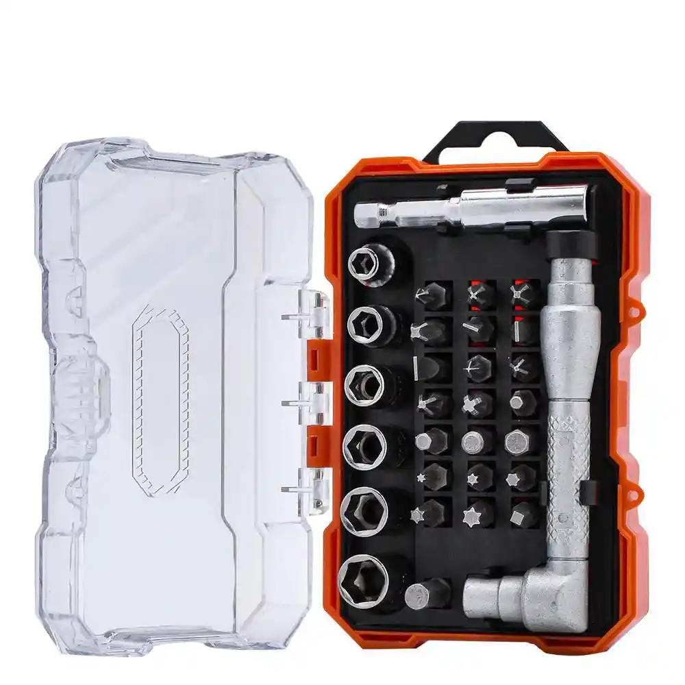 Set Destorinillador 30 Piezas Puntas Magneticas Ferrenovo Fn-23062