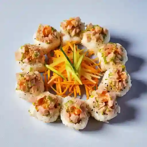 Roll volcán de tuna