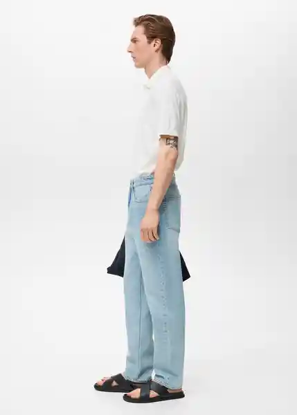 Jean Bob Tejano Claro Talla 44 Hombre Mango