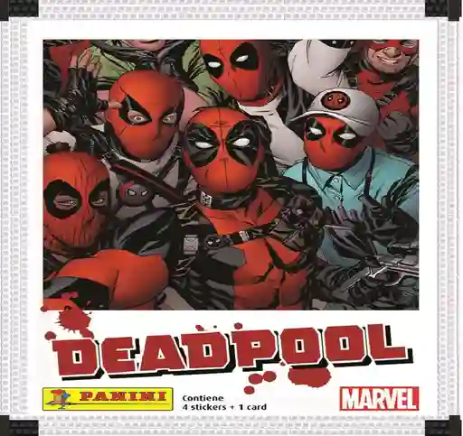 Sobres X 5 Deadpool Stktc Panini Sobres X 5 Deadpool Stktc