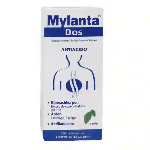 Antiácido Mylanta Dos Menta X 240 Ml