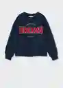 Buzo Sudadera Dreams Navy Talla 12 Niñas Mango