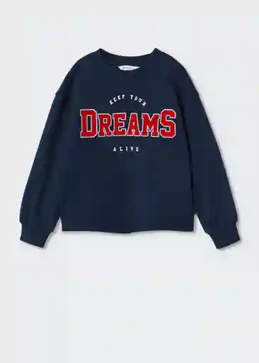 Buzo Sudadera Dreams Navy Talla 12 Niñas Mango