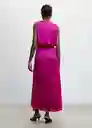 Vestido Romina Fucsia Talla S Mujer Mango