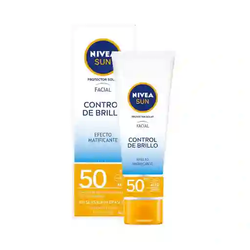 Nivea Sun Protector Solar Control Brillo Matificante 50 Fps