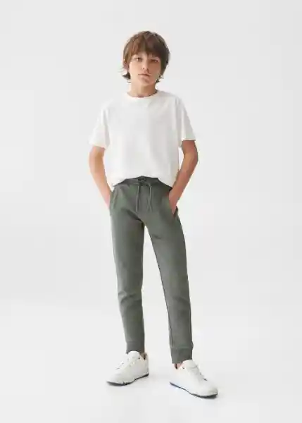 Pantalón Francia5 Verde Talla 12 Niños Mango