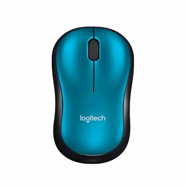 Logitech Mouse M185 Azul Inalámbrico