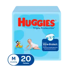 Huggies Pañal Triple Protección Etapa 2/M 20 Und