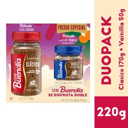 Duopack Café Clasico + Café Vainilla Buendia