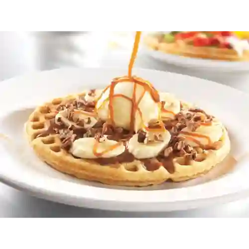 Waffle de Arequipe y Helado