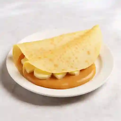 Crepe arequipe y queso