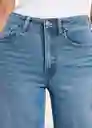 Jean Widex Tejano Medio Talla 20 Niñas Mango