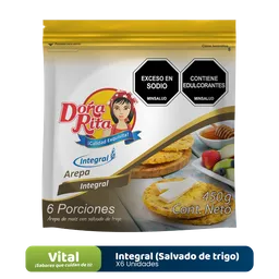 Doña Rita Arepa Integral con Fibra
