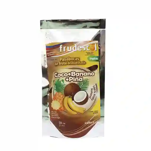 Frudescol Pasabocas de Frutas Deshidratadas  Coco+Babano+Piña