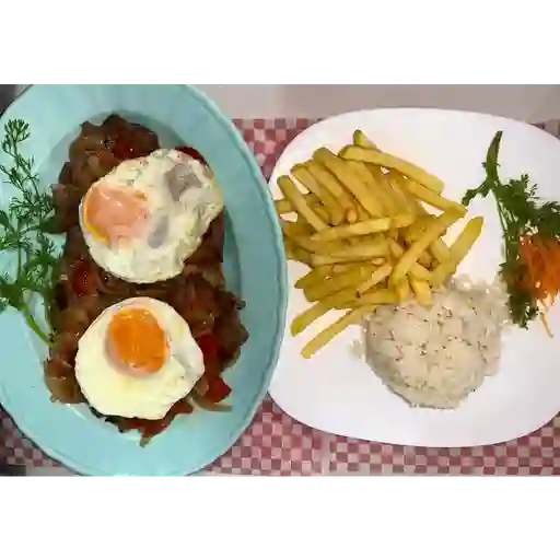 Bistec a caballo