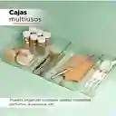 Miniso Set de Organizadores de Plástico Transparente