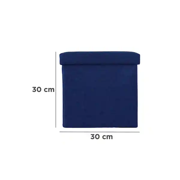 Organizador de Tela Plegable Cuadrada Azul Miniso