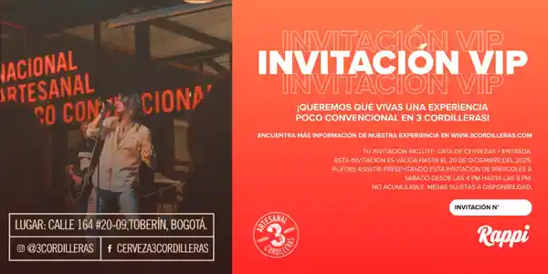 Rappi Invitación Vip
