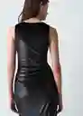Vestido Maki Negro Puro Talla S Mujer 473G383 Naf Naf