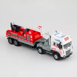 Maypa Camión Bomberos Luz y Sonid Rojo Plástico 33 x 10 cm