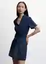 Vestido Pop-H Navy Talla XL Mujer Mango