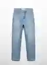 Pantalón Jean Claudia Tejano Medio Talla 40 Mujer Mango