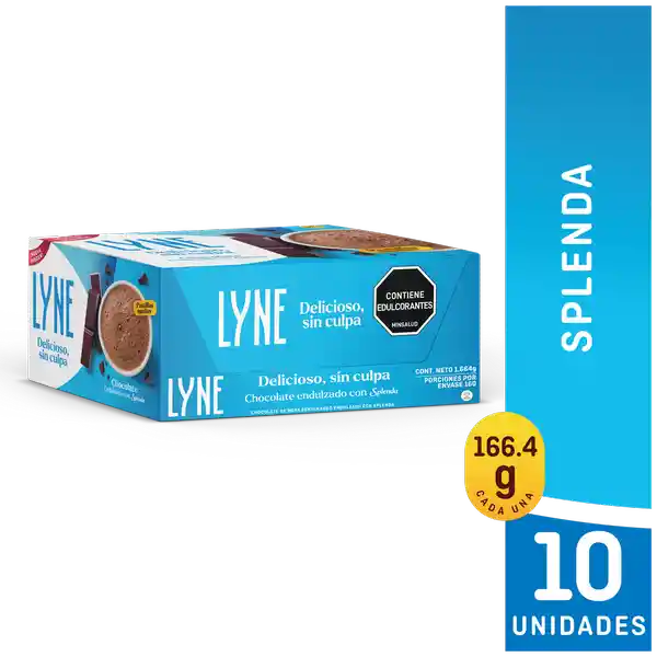Choco Lyne Chocolate Endulzado Con Splenda 166.4 g