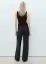 Top Acadia Chocolate Talla S Mujer Mango