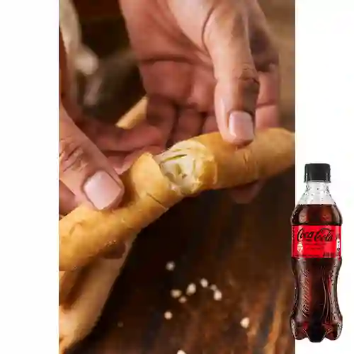 Combo Dedo de Queso + Coca Cola Sin Azúcar 400 ml