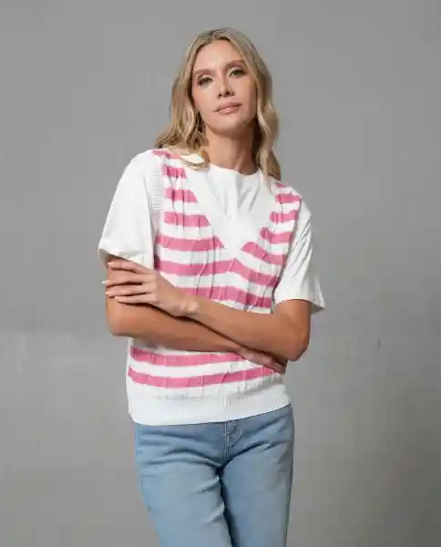 Buzo Mujer Rosa Talla S 283G004_ROS171929 Rifle