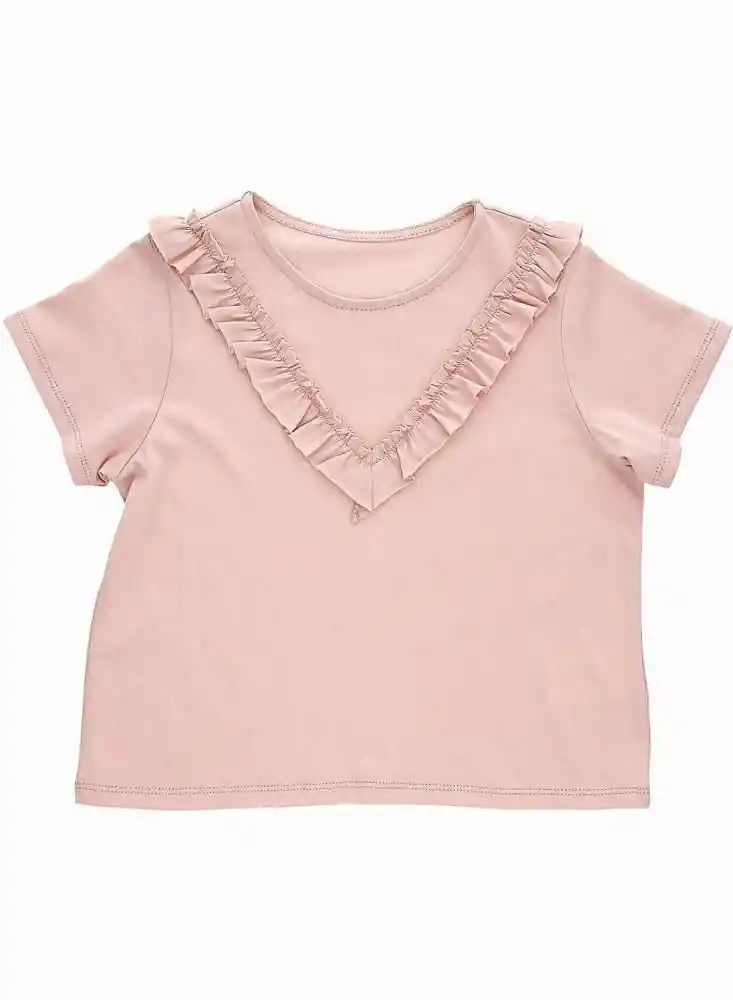 Camiseta Mc 2t-rosa Clar