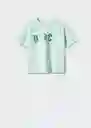 Camiseta Beach Agua Talla 06 Niña Mango