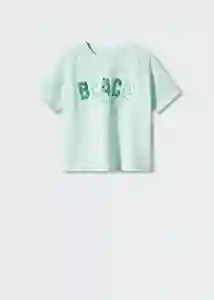 Camiseta Beach Agua Talla 06 Niña Mango