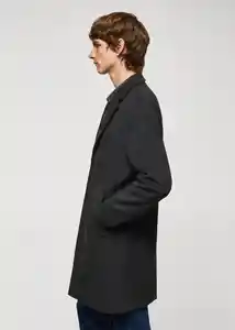 Abrigo Dalan Gris Talla L Hombre Mango